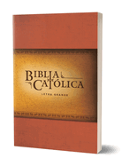 La Biblia Cat?lica: Tapa Blanda, Tamao Grande, Letra Grande. Rstica, Roja / CA Tholic Bible