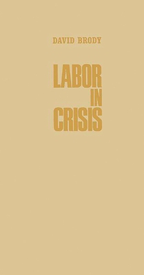 Labor in Crisis: The Steel Strike of 1919 - Brody, David