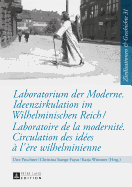 Laboratorium Der Moderne. Ideenzirkulation Im Wilhelminischen Reich- Laboratoire de la Modernit?. Circulation Des Id?es ? l'?re Wilhelminienne