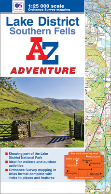 Lake District (Southern Fells) Adventure Atlas - Geographers' A-Z Map Company