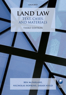 Land Law: Text, Cases, and Materials