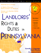 Landlords' Rights & Duties in Pennsylvania: With Forms