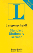 Langenscheidt Standard Dictionary German: German-English/English-German