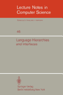 Language Hierarchies and Interfaces: International Summer School