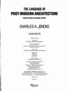 Language of Post-Modern Architecture - Jencks, and Jencks, Charles
