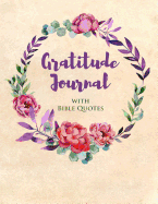 Large Print Gratitude Journal with Bible Quotes: Daily Scripture Gift for Christian Seniors, Women and Men