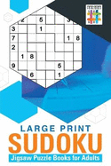 Large Print Sudoku Jigsaw Puzzle Books for Adults