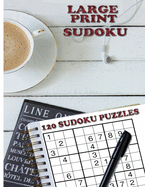 Large Print Sudoku Puzzles: 120 Large Print Puzzles (40 each of Easy, Medium and Hard)