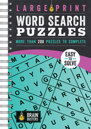 Large Print Word Search Puzzles Teal: Over 200 Puzzles to Complete