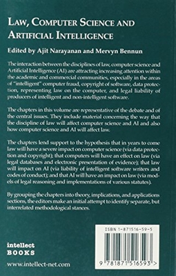Law, Computer Science, and Artificial Intelligence - Bennun, Mervyn (Editor), and Narayanan, Ajit (Editor)