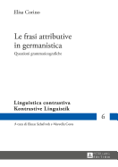 Le frasi attributive in germanistica: Questioni grammaticografiche