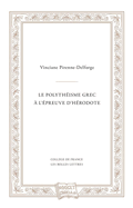 Le Polytheisme Grec a l'Epreuve d'Herodote