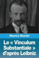 Le Vinculum Substantiale d'apr?s Leibniz