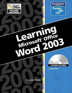 Learning Series (DDC): Learning Microsoft Office, Word 2003