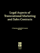 Legal Aspects of Transnational Marketing & Sales Contracts