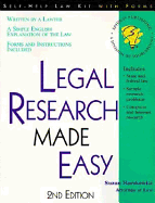 Legal Research Made Easy - Herskowitz, Suzan, Atty., and Singer, Suzan Herskowitz