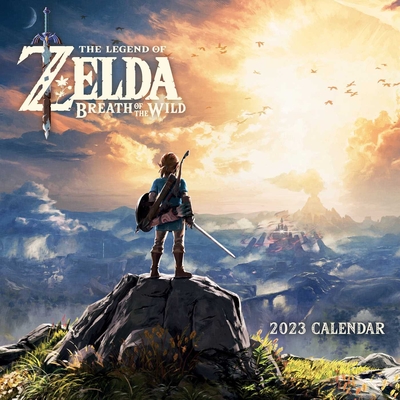 Legend of Zelda: Breath of the Wild 2023 Wall Calendar - Nintendo