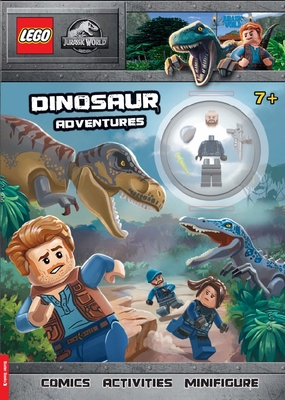 LEGO Jurassic WorldTM: Dinosaur Adventures Activity Book (with ACU guard minifigure) - Buster Books, and LEGO