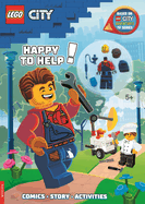 LEGO (R) City: Happy to Help! Activity Book (with Harl Hubbs minifigure)