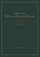 Lehrbuch Der Bder- Und Klimaheilkunde: Erster Teil