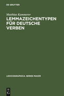 Lemmazeichentypen f?r deutsche Verben