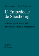 L'Emp?docle de Strasbourg (P. Strasb. Gr. Inv. 1665-1666)
