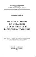 Les Articulations de l'Islandais a la Lumiere de la Radiocinematographie - Petursson, M