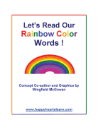 Let's Read Our Rainbow Color Words