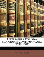 Letteratura Italiana Moderna E Contemporanea (1748-1901)