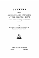 Letters on the Greatness and Simplicity of the Christian Faith