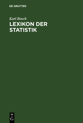 Lexikon Der Statistik - Bosch, Karl