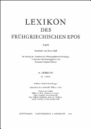 Lexikon Des Fruhgriechischen Epos Lfg. 24: Phh - Chalkokorusths