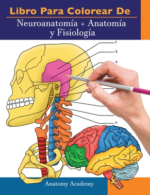 Libro para colorear de Neuroanatom?a + Anatom?a y Fisiolog?a: 2-en-1 compilaci?n Libro de colores de autoevaluaci?n para estudiar muy detallado para Estudiar y Relajarse - Academy, Anatomy