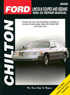 Lincoln Coupes & Sedans (88 - 00) (Chilton)
