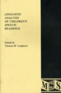 Linguistic Analysis of Children's Speech: Readings