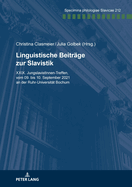 Linguistische Beitraege Zur Slavistik.: XXIX. Jungslavistinnen-Treffen Vom 09. Bis 10. September 2021 an Der Ruhr-Universitaet Bochum