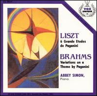 Liszt & Brahms: Etudes after Paganini - Abbey Simon (piano)