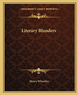 Literary Blunders