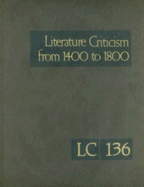 Literature Criticism from 1400 to 1800