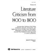 Literature Criticism from 1400 to 1800