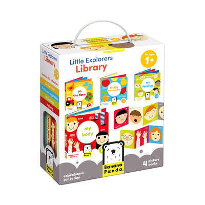 Little Explorers Library 12m+ Baby Books Set - Banana Panda (Creator)