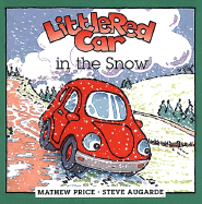 Little Red Car Plays in the Snow