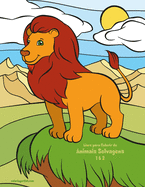 Livro para Colorir de Animais Selvagens 1 & 2