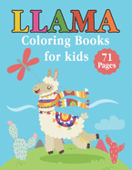 Llama Coloring Books For Kids: Makes a cute Llama coloring a great gift for llama Kids lovers