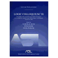 Logic Colloquium '98: Lecture Notes in Logic 13