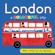 London a COLOURFUL city: With a fold-out city skyline!
