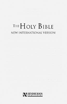 Loose Leaf Bible-NIV by Hendrickson Publishers (Creator) - Alibris