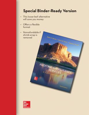 Loose-Leaf for Auditing & Assurance Services: A Systematic Approach - Prawitt, Douglas, and Messier Jr, William, and Glover, Steven