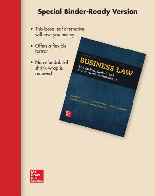 Loose-Leaf for Business Law - Barnes, A James, and Bowers, L Thomas, and Mallor, Jane