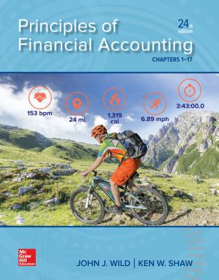 Loose Leaf for Principles of Financial Accounting (Chapters 1-17) - Wild, John, and Shaw, Ken